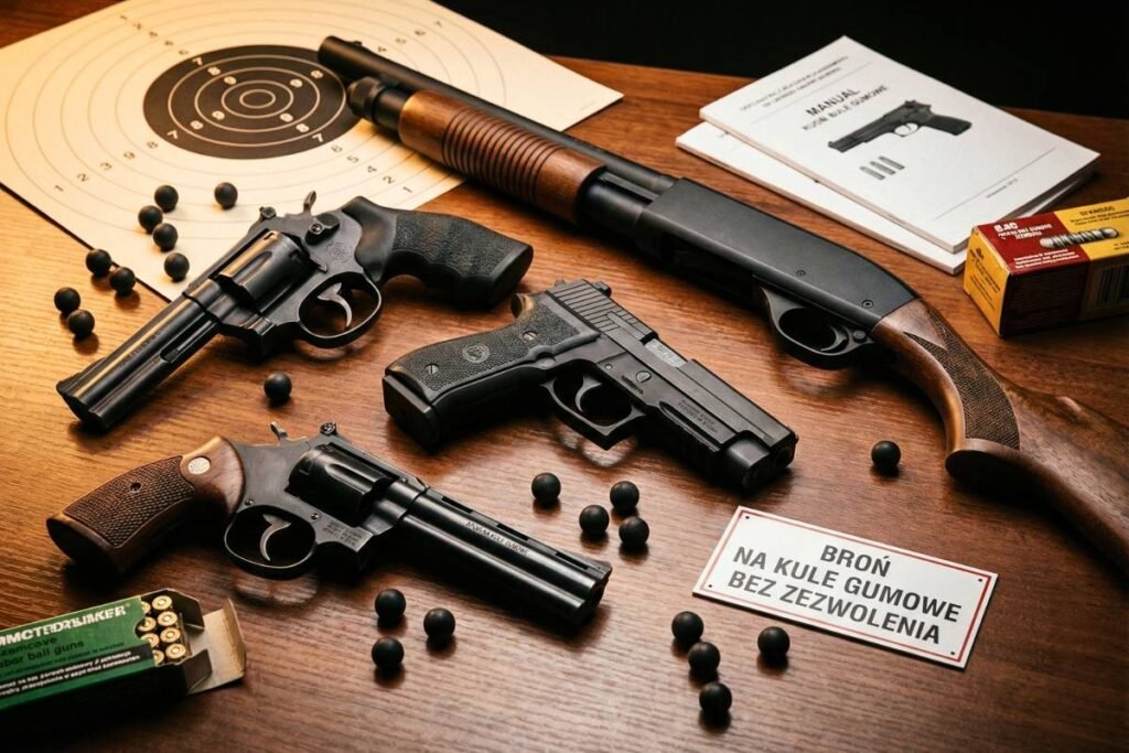 Broń na kule gumowe bez zezwolenia