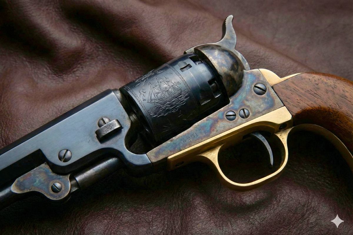 Porównanie rewolwerów czarnoprochowych – Colt Army 1860 i Remington 1858
