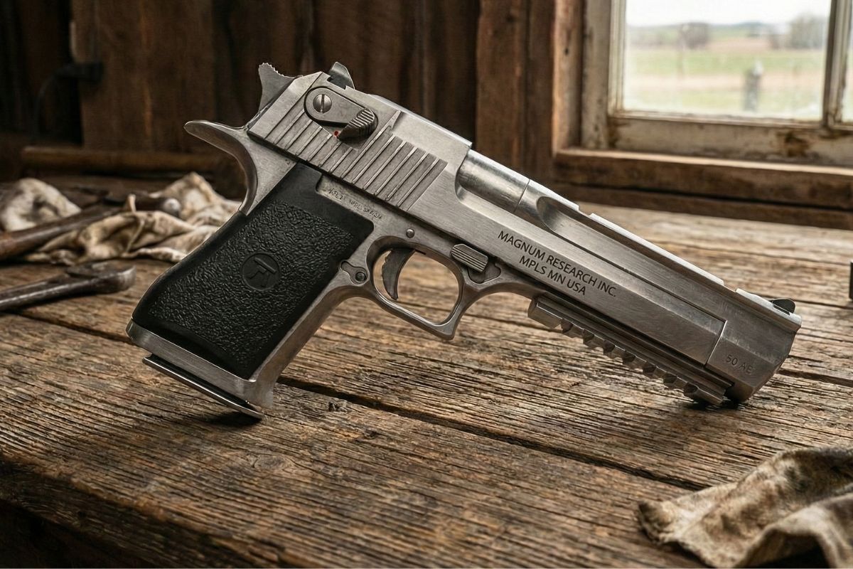 Desert Eagle .50 AE pistolet dane techniczne praktyczne zastosowanie i opinie