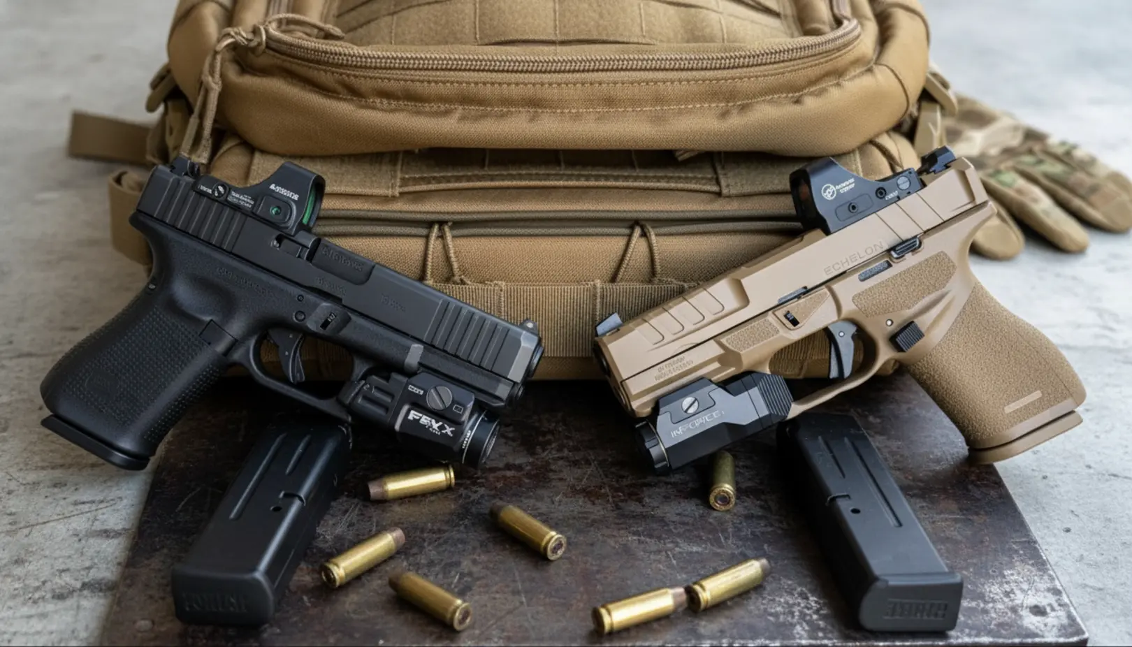 Porównanie Glock 19 Gen5 i Springfield Echelon do skrytego noszenia