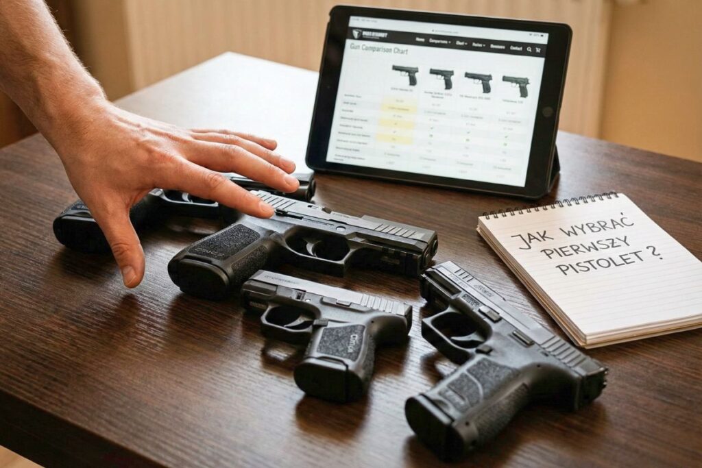Jak wybrać pierwszy pistolet