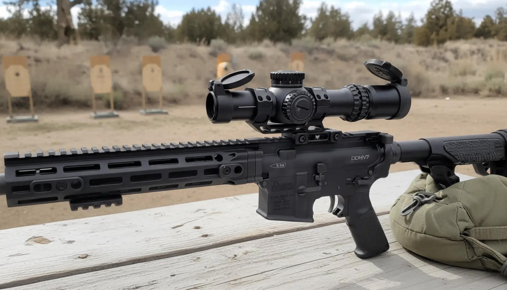 Porównanie LPVO 1-6x, 1-8x i 1-10x do AR-15 w testach lunet biegowych