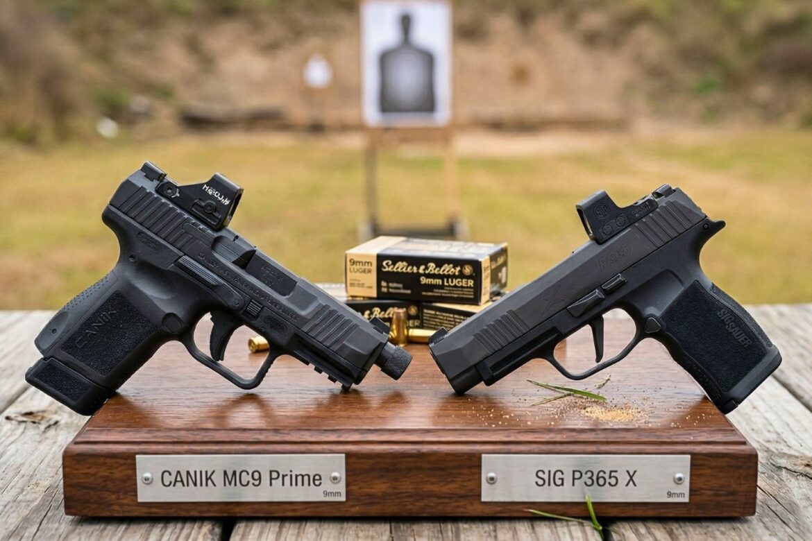 Porównanie Canik MC9 Prime vs SIG P365 X – który wybrać