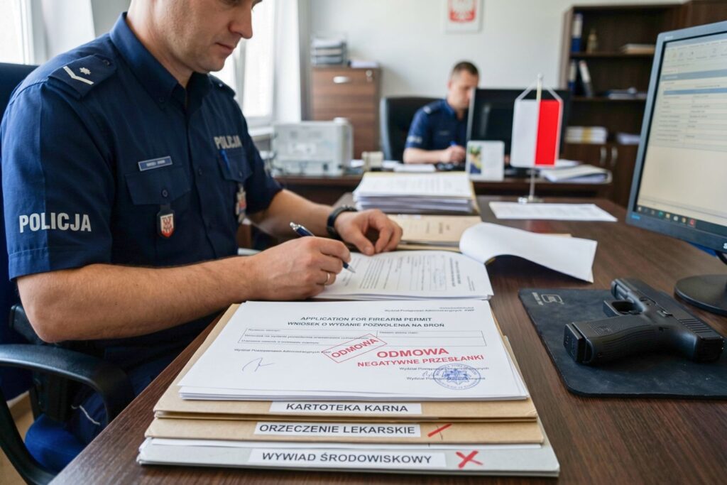 Negatywne przesłanki wydania pozwolenia na broń
