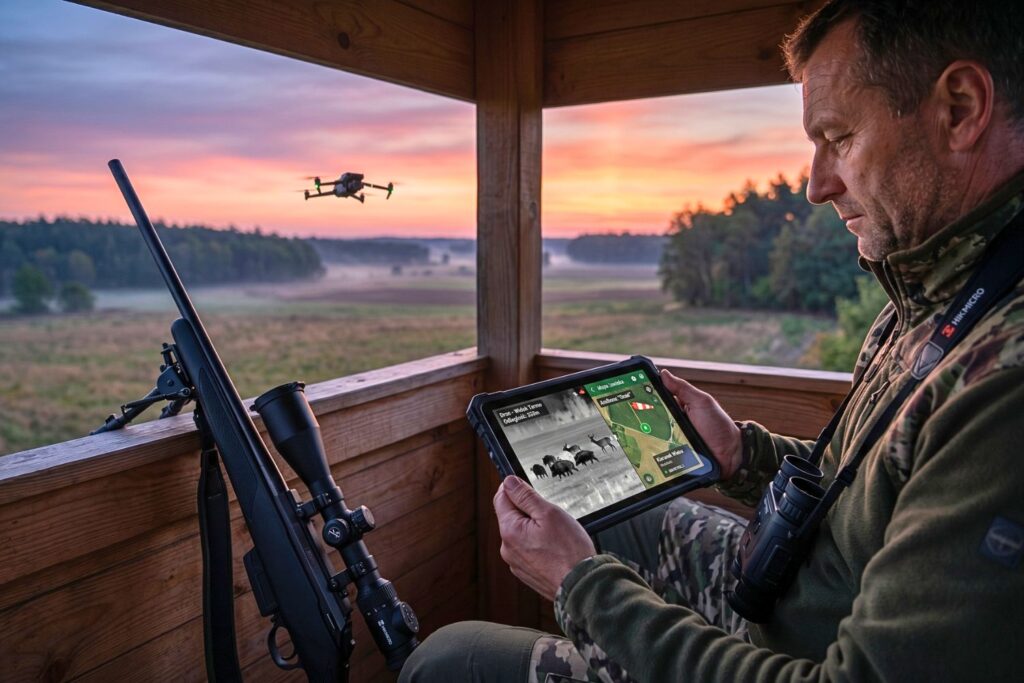 Nowoczesne technologie w łowiectwie termowizja, drony i aplikacje dla myśliwych