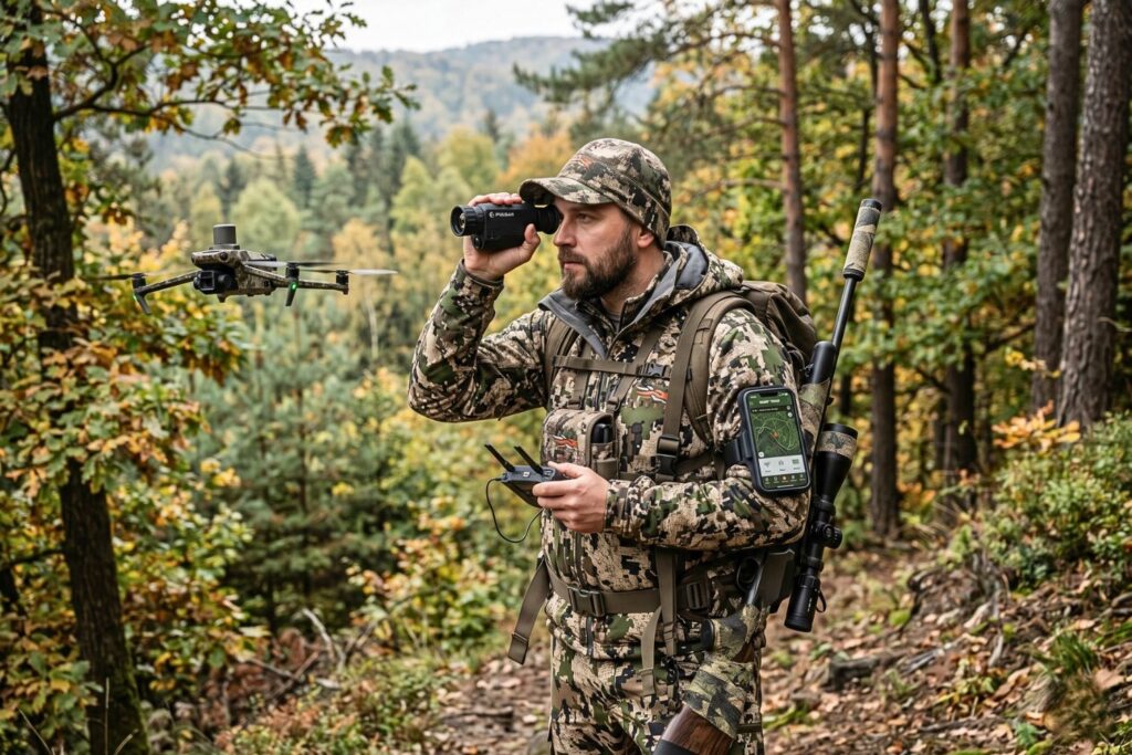 Nowoczesne technologie w łowiectwie termowizja, drony i aplikacje dla myśliwych