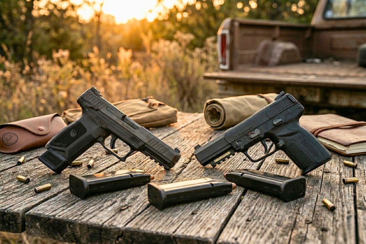 Pistolet Ruger 57 vs FN 5.7! Porównanie parametrów