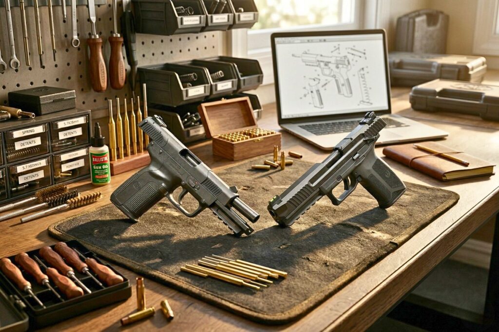 Pistolet Ruger 57 vs FN 5.7! Porównanie parametrów
