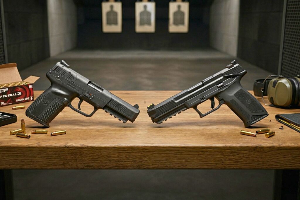 Pistolet Ruger 57 vs FN 5.7! Porównanie parametrów