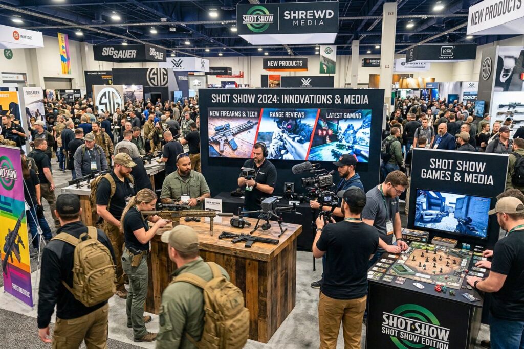 SHOT Show premiery broni, technologie, filmy i gry planszowe