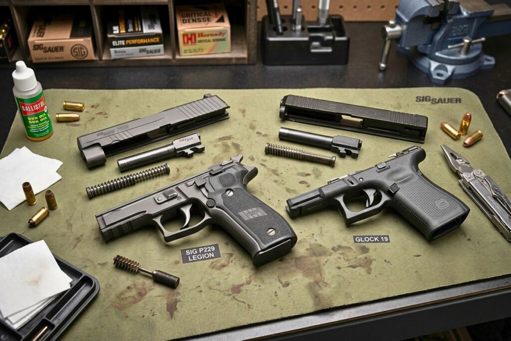 SIG Sauer P229 – recenzja, opinie użytkowników i porównania z Glockiem 19