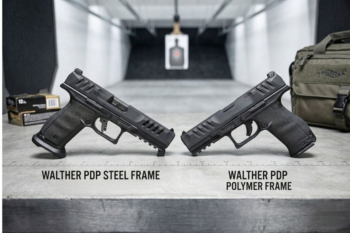 Walther PDP Steel Frame – porównanie z polimerem