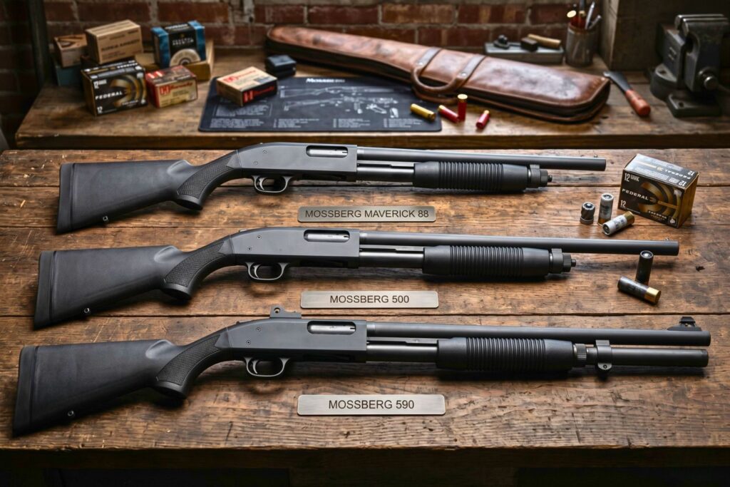 Mossberg Maverick 88, 500 czy 590 Porównanie strzelb, ich zalety i wady